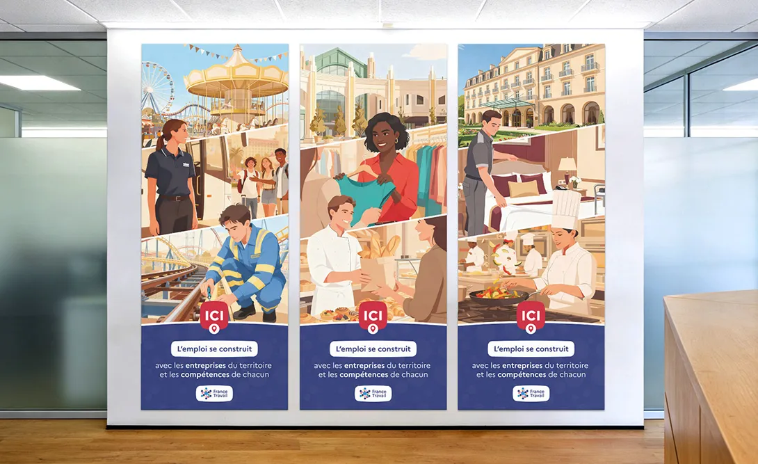 France Travail • Panneaux illustratifs